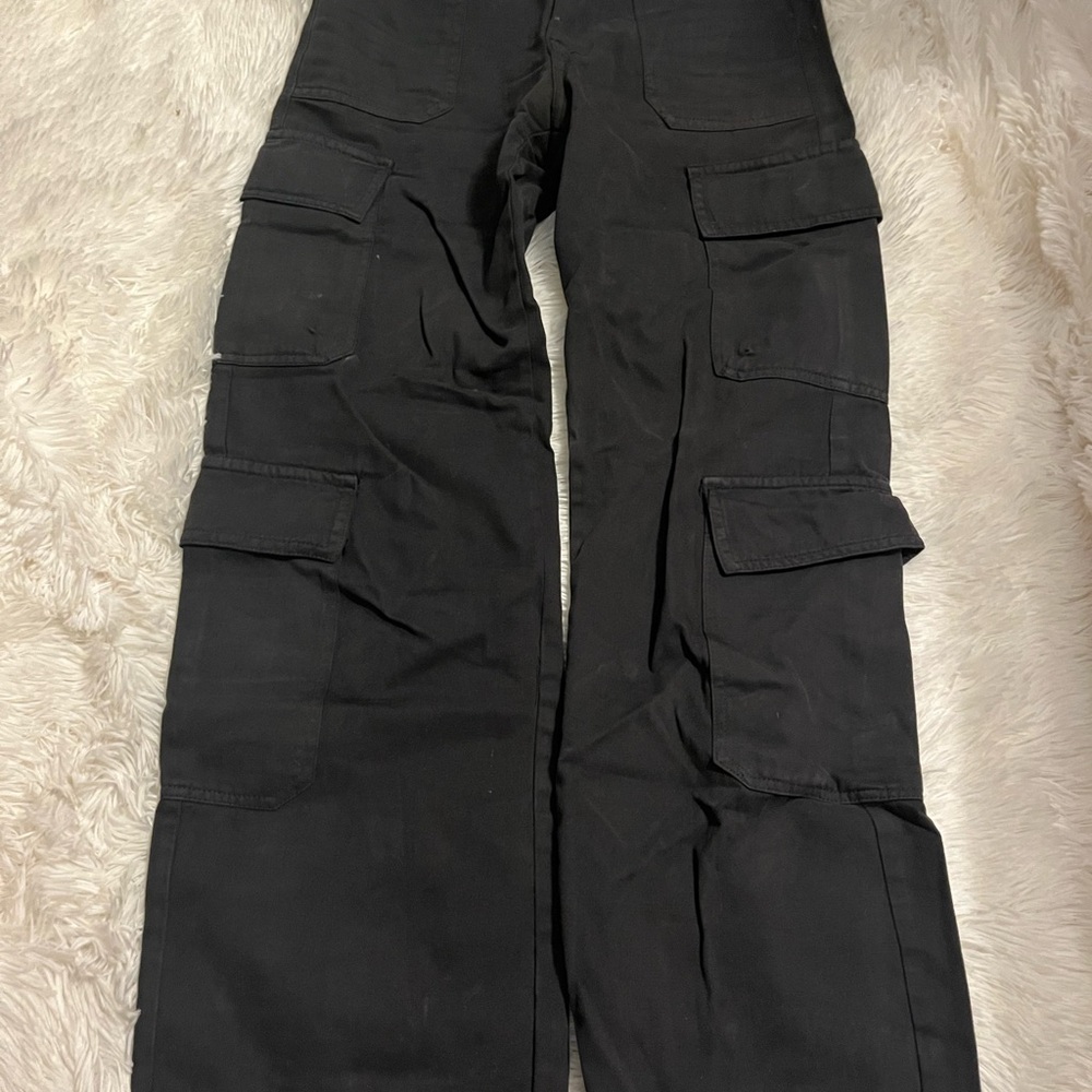 Zara Black Cargo Pants - Picture 5 of 7